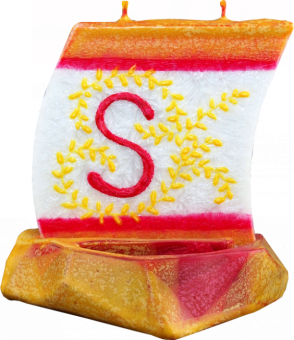 Svíčka loďka písmeno S