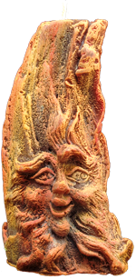 Svíce pařez 3D