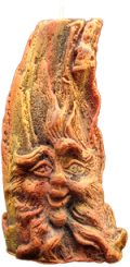 Svíce pařez 3D