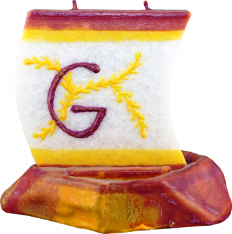 Svíčka loďka písmeno G 