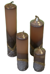 Kolekce advent svící " COOKIESBROWN " 