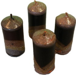 Kolekce advent svící " HNĚDOZLATÁ 2 " 