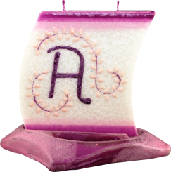 Svíčka loďka písmeno A 