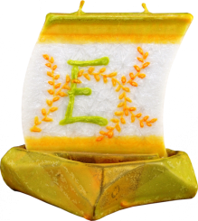 Svíčka loďka písmeno E 