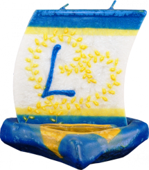 Svíčka loďka písmeno L 