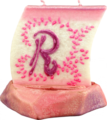 Svíčka loďka písmeno R 