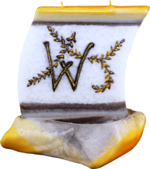 Svíčka loďka písmeno W 