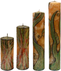 Kolekce LUXUS svící "ABSTRACT" 