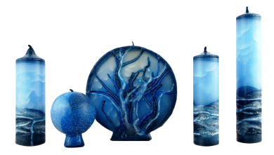 Kolekce svíček "Ledová královna" 