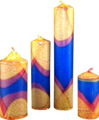 Kolekce válcových svící "OCEÁN 2 " 