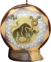 Svíce kruh znamení Býk 