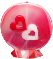 Svíčka kruh valentýn 