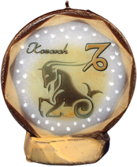 Svíce kruh znamení Kozoroh 