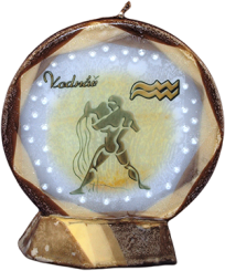 Svíce kruh znamení Vodnář 