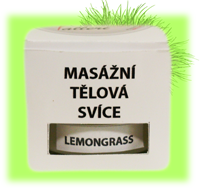 Tělová masážní svíčka LEMONGRASS 