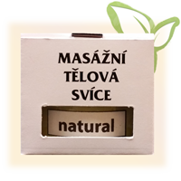 Tělová masážní svíčka NATURAL 