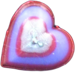 Svíčka srdce střední valentýn 