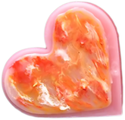 Svíčka srdce velké valentýn 3 knoty 