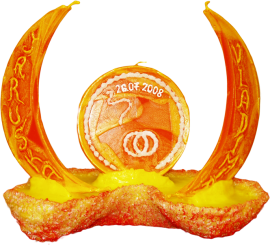 Svíce svatební na zakázku trojče 