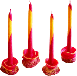 Svíce kónická svatební sada 