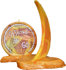 Svíce svatební na zakázku dvojče 